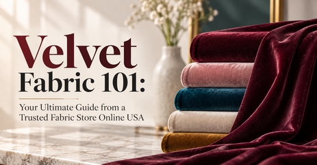 Velvet Fabric 101: Your Ultimate Guide from a Trusted Fabric Store Online USA