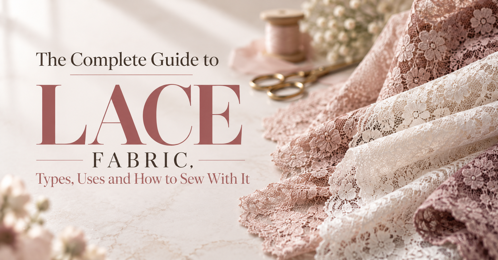 Buy Fabric Online USA: The Complete Guide to Lace Fabric, Types, Uses and How to Sew With It