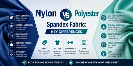 Nylon vs Polyester Spandex Fabric: Key Differences