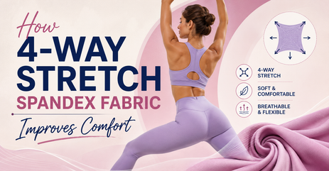 How 4-Way Stretch Spandex Fabric Improves Comfort