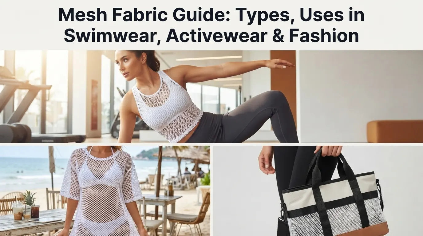 Mesh Fabric Guide: Types, Uses in Swimwear, Activewear & Fashion