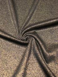 Shiny Sparkle Foil on Stretch Lightweight Soft Polyester Spandex Fabric