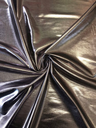 Colorful Shiny All Over Foil on Stretch Lightweight Knit Jersey Polyester Spandex Fabric