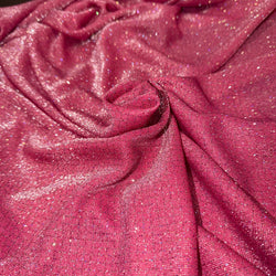 Stretch Glimmer/Glitter Lurex Mauve Color Fabric 58" Wide