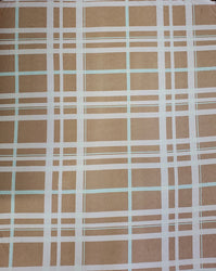 Polyester Spandex Bulgari Light Weight 2 Way Stretch Large Plaid Print Fabric