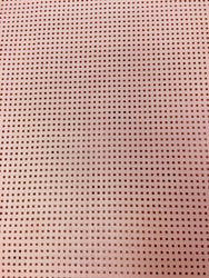 White, Coral, or Dusty Peach 4 mm Square Laser Cut on Stretch Techno Polyester Spandex Fabric