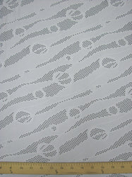 Polyester Spandex Jacquard Textured Mesh Lightweight Knit Jersey Fabric