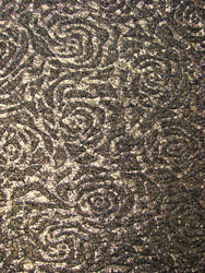 Gold, Turquoise, Silver, or Red Polyester Spandex Textured Fukuro Embossed Floral Design with Shiny Lurex Fabric