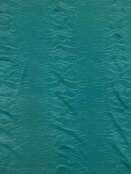 Dark Jade, Silver Tan, Or Black Polyester Techno Heavy Weight with Black Matte Zebra Design Fabric