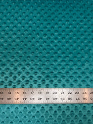 Turquoise, Jade, White, and Black Bubble Plush Minky Fleece Fabric by the Yard Assorted Colors