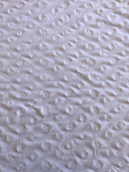 Nylon Spandex Medium Weight with Textured Embroidery Floral Design Fabric-