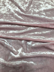 Polyester Crushed Shiny Velvet 2 ways Stretch Medium Weight Fabric
