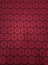 Polyester Lace See-Through Big Flowered Circles Fabric  Design