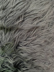 6 COLORS, Faux Fur Soft Shaggy Heavy Weight Long Pile Solid Fabric (Neon Lime, Brown, Black, White, Tan, Charcoal)