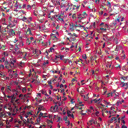 Holographic Glitz Mini Disc Sequins Fabric 56" Wide (4 Colors)