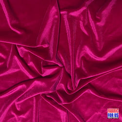 Solid Velvet Soft & Stretch Fabric 58"/60" Wide