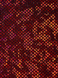 Holographic Circular Shattered Glass Foil Stretch Fabric Nylon Spandex by Yard for Costume