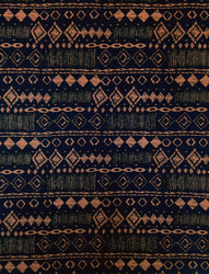 Diamond Tribal Print on Stretch ITY Knit Jersey Polyester Spandex Fabric