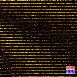 Lurex Red and Gold Thin Stripped Design Stretch Fabric Black 60" Wide By The Yard