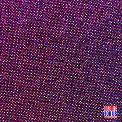 L-669-U GLITTER ALL OVER PLUM STRETCH FABRIC