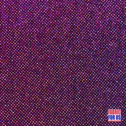 Glitter Enchanted All Over Plum Stretch Fabric 60" Wide By The Yard