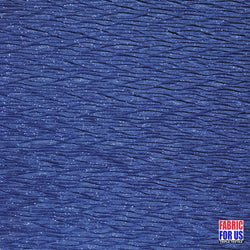 Glitter Crinkled Blue 100% Polyester Fabric 58" Wide