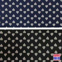 L-671-M  N ITY MICRO FLORAL PRINT STRETCH FABRIC / FABRICFORUS.COM