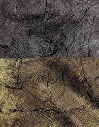 Gold or Silver Polyester Spandex Velvet Medium Weight with Foil Abstract Design Fabric