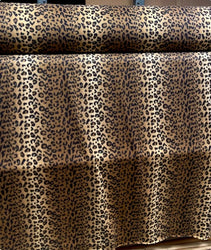 Brown/Black Realistic Cheetah Printed Fleece