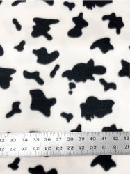 Cute Black and White Cow Print Fleece