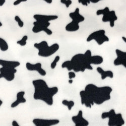 Cute Black and White Cow Print Fleece