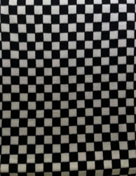 Black and White Checkered Speed Race Cars Flag Print on Cozy Fleece