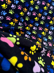 Cute Pet Black Heart or Rainbow Shaped Kitty Soft Paws Fleece Anti-Pill