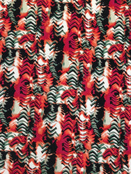 Polyester DTY 2 Ways Stretch Light Weight Abstract Design Fabric