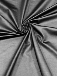Nylon Solid 4 ways Stretch with Black Matte Foil Finish Fabric