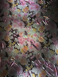 Polyester Spandex Light Weight w/ All Over Foil Floral Print