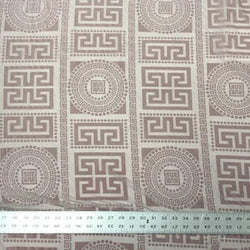 Dusty Beige Ice Burnout Velvet 2 Way Stretch Fabric