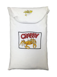 Crabby - Animated Sleepshirt or Beach Cover-Up w/ Side Slits & Matte Studs - 100% Cotton