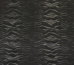 Dark Jade, Silver Tan, Or Black Polyester Techno Heavy Weight with Black Matte Zebra Design Fabric