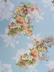 Polyester Venezia Spandex 2 Ways Stretch Light Weight Floral Design Fabric