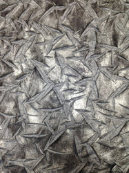 Polyester Spandex 2 ways Stretch with Crinkle 2 Tone Matte Foil Kamang Design