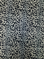 Leopard Animal Print on Stretch Nylon Spandex Shiny Tricot