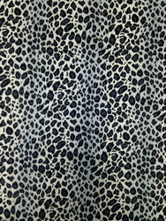 Leopard Animal Print on Stretch Nylon Spandex Shiny Tricot