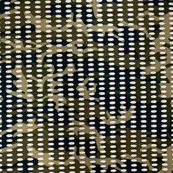 Nylon Spandex 4 ways Stretch See Through Oval Fishnet 10mm Mesh Camouflage Design Fabric