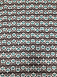 Cotton Fabric None Stretch Light Weight Floral Design Fabric