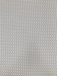 Polyester Single Spandex 2 ways Stretch Small Geometric White & Black Print