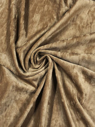 Nylon Spandex 4 ways Stretch Medium Weight Solid Camel Soft Suede