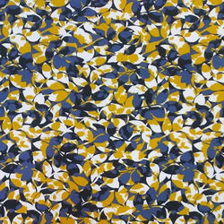 Polyester Spandex 2 Way Stretch Leaves Pattern Fabric