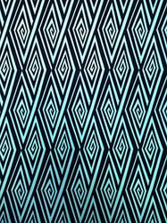 Geometric Diamond Big Pattern on Stretch Lightweight Knit Jersey Polyester Spandex Fabric