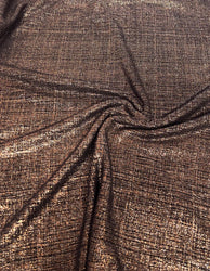 Shiny Lurex on Polyester Spandex 2 Way Stretch Fabric